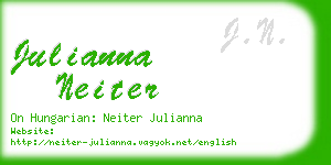 julianna neiter business card